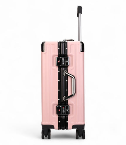 Airdrie Cabin Hard Shell Suitcase in Pink