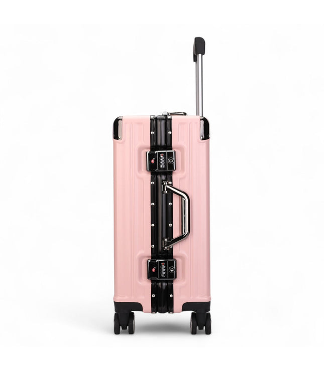 Airdrie Cabin Hard Shell Suitcase in Pink