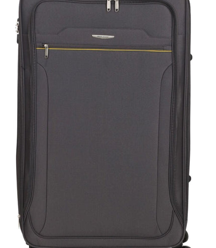 Cinderford Extra Large Soft Shell Suitcase in Grey