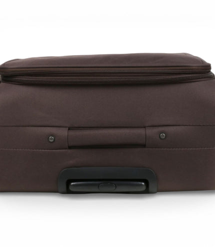 Carrollton Large Soft Shell Suitcase in Brown