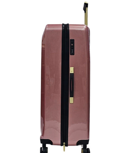 Canvey Extra Large Hard Shell Suitcase in Pink