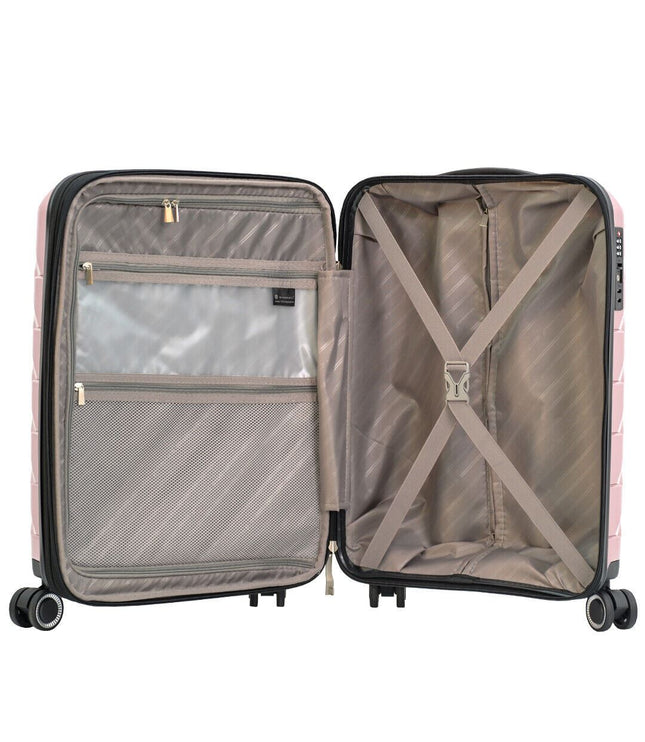 Cleckheaton Cabin Hard Shell Suitcase in Rose Gold