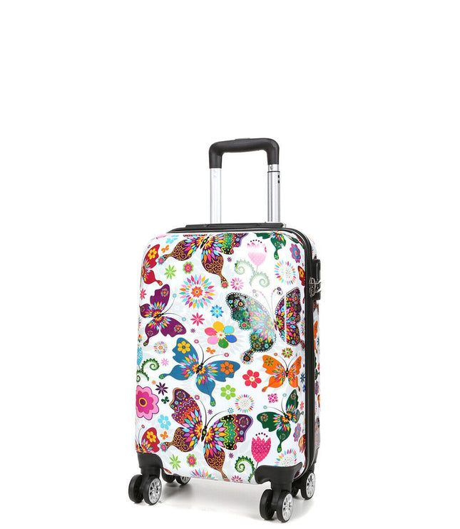 Corbridge Cabin Hard Shell Suitcase in Butterfly