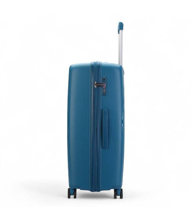 Burnaby Medium Hard Shell Suitcase in Teal Blue