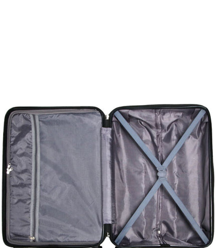 Colyton Large Hard Shell Suitcase in Black