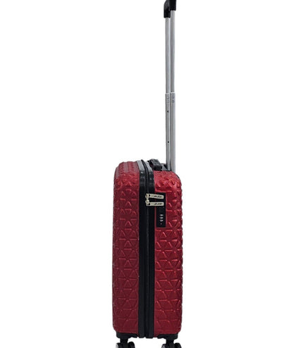 Adlington Cabin Hard Shell Suitcase in Burgundy