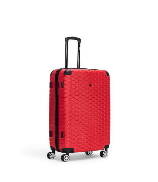 Noda Large Hard Shell Suitcase in Red