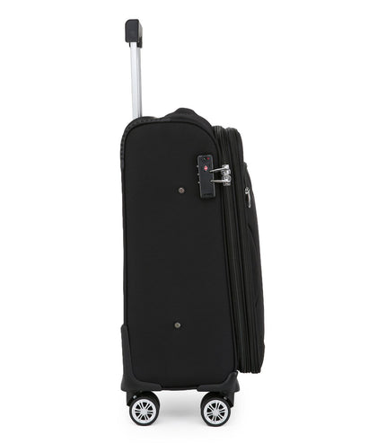 Delta Medium Hard Shell Suitcase in Black