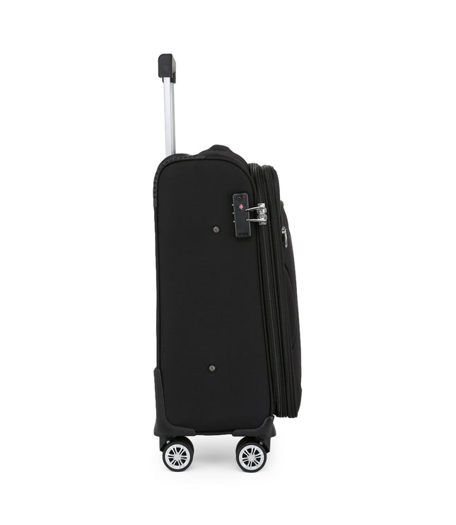 Delta Medium Hard Shell Suitcase in Black