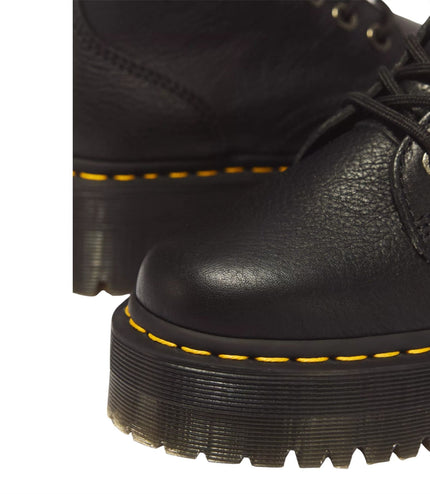 Dr Martens  Jadon III Black Soft Leather Platform Boots -26378001