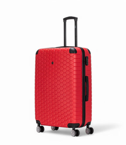 Noda Large Hard Shell Suitcase in Red