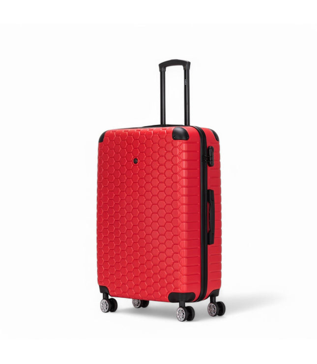 Noda Large Hard Shell Suitcase in Red