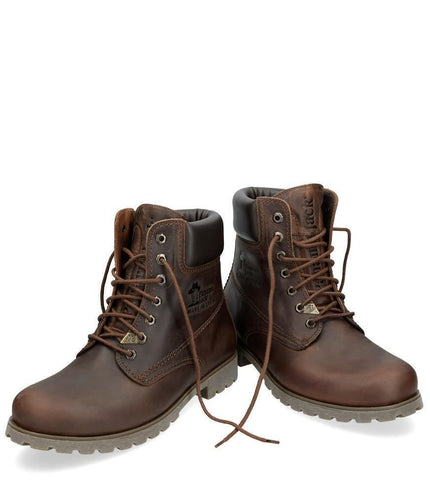 Panama Jack 03 C8 Mens Brown Waterproof Leather Laces Hiking Ankle Boots