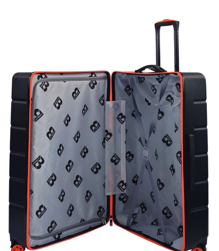 Coulsdon Large Soft Shell Suitcase in Black