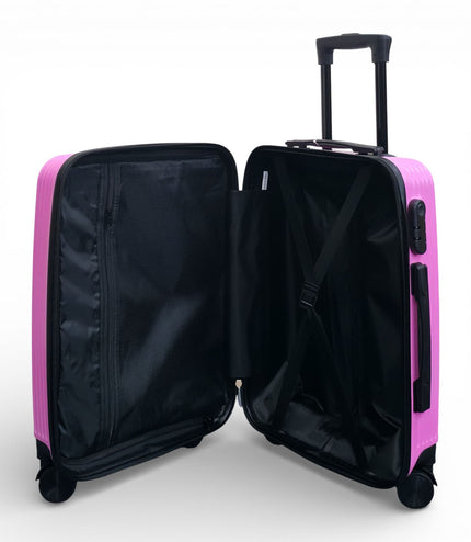 Junee Set of 3 Hard Shell Suitcase in Pink