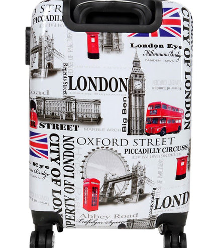 Cooma Cabin Hard Shell Suitcase London in Black Flower