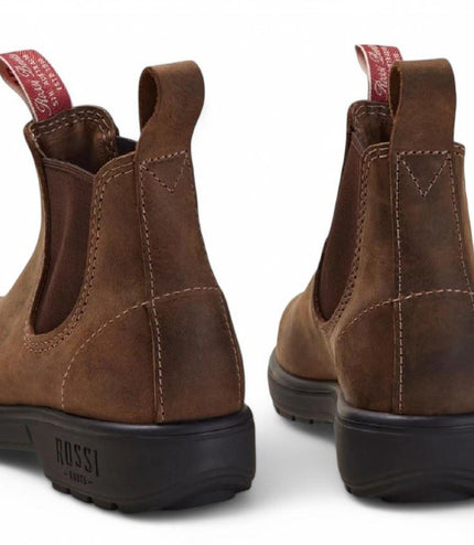 Rossi 303 Endura Tan Brown Leather Chelsea Boots