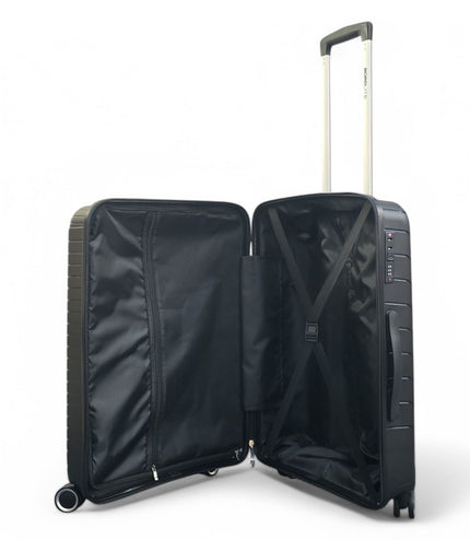 Kariya Medium Hard Shell Suitcase in Black