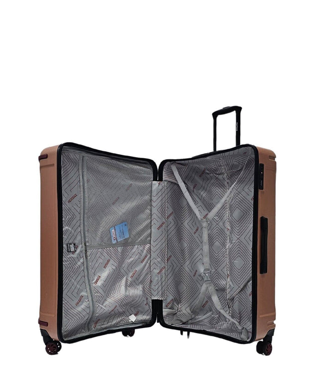 Chilton Double Extra Large Hard Shell Suitcase in Rose Gold