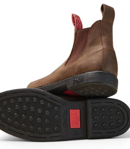 Rossi 607 Booma Rustic Brown Leather Chelsea Boot