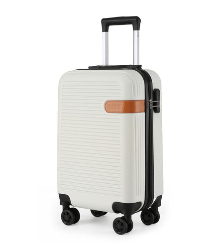 Calgary Cabin Hard Shell Suitcase in Cream