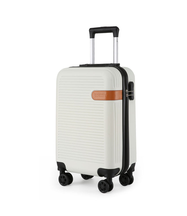 Calgary Cabin Hard Shell Suitcase in Cream