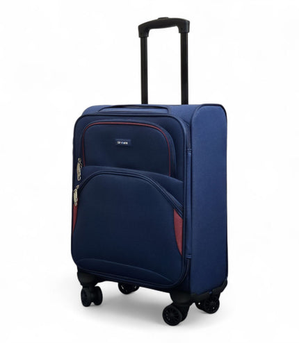 Gosford Cabin Soft Shell Suitcase in Navy Blue