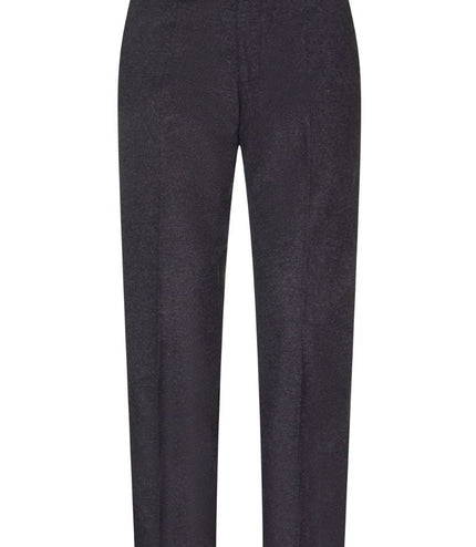 Mens 3 Piece Black Wool Tweed Vintage Retro Suit