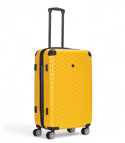 Noda Medium Hard Shell Suitcase in Yellow