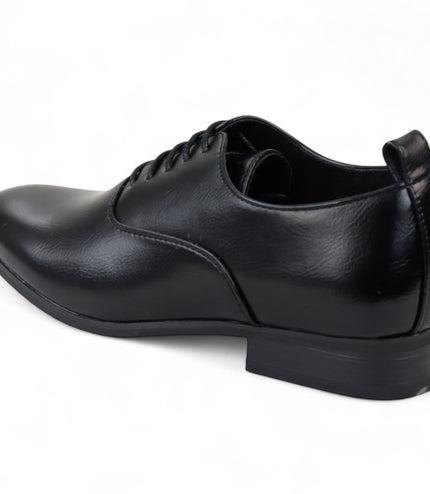 Men's Black Classic Lace Up Oxford Derby Shoes