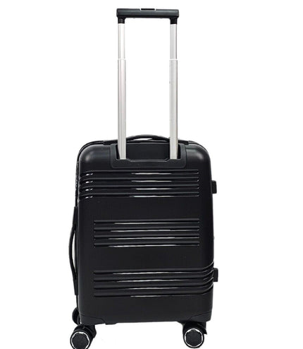 Camborne Cabin Hard Shell Suitcase in Black