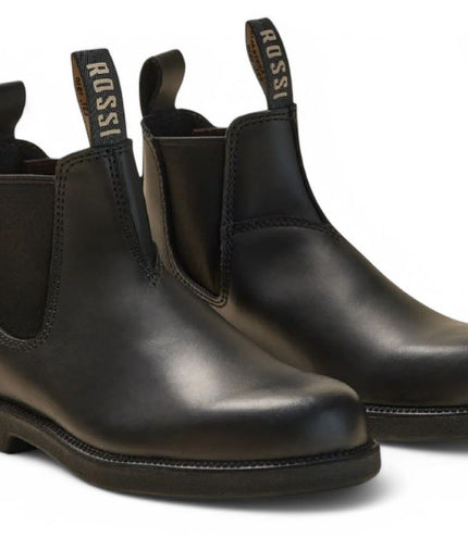 Rossi 607 Booma Black Leather Chelsea Boot