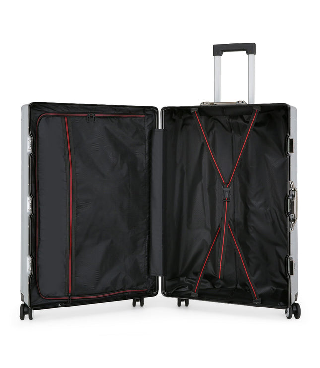 Airdrie Large Hard Shell Suitcase in Silver