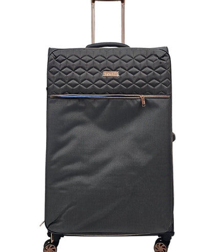 Bexley Large Soft Shell Suitcase in Grey