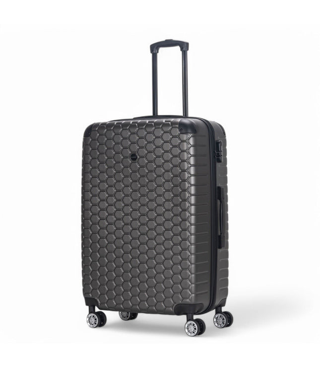 Noda Large Hard Shell Suitcase in Charcoal