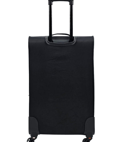 Ashford Medium Soft Shell Suitcase in Black