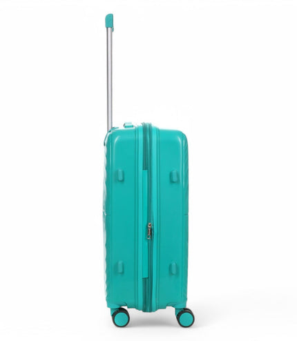Balranald Medium Hard Shell Suitcase in Aqua Blue
