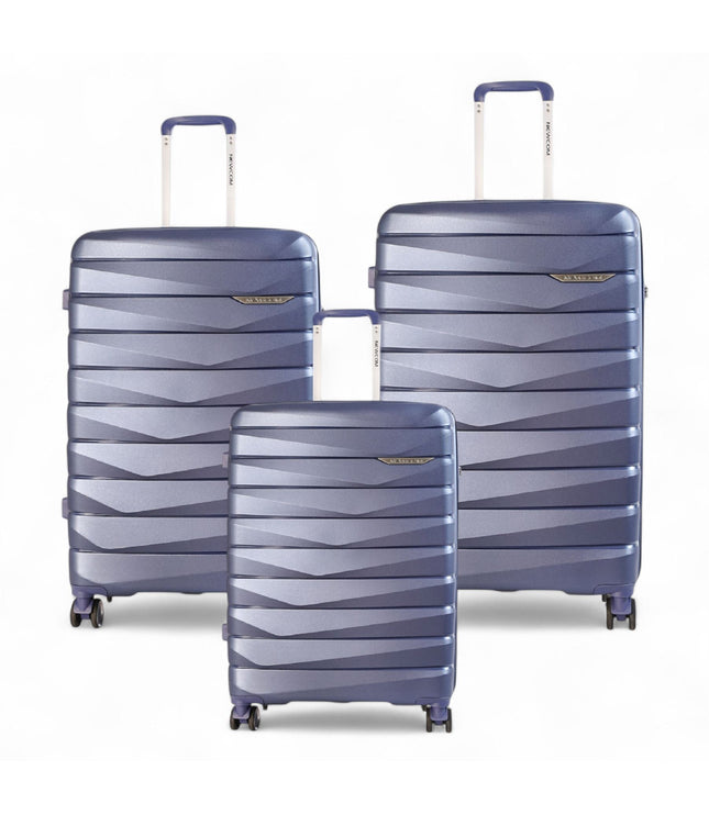 Forster Set of 3 Hard Shell TSA Suitcase in Blue