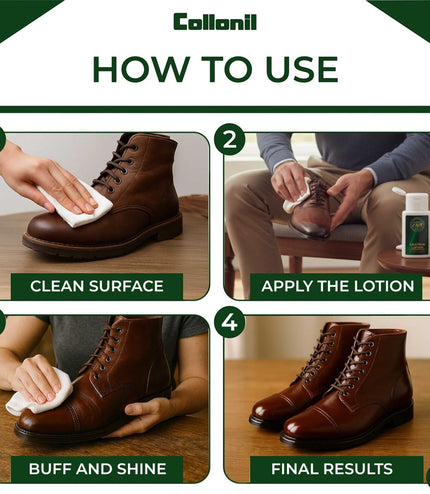 Collonil 1909 Shoe & Boot Lotion 100ml Premium Leather Care