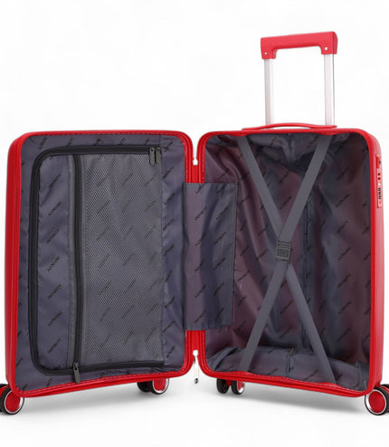 Burnaby Cabin Hard Shell Suitcase in Red