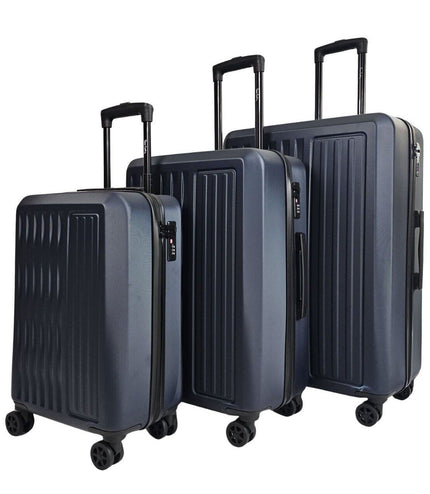 Croydon Set of 3 Hard Shell Suitcase in Navy