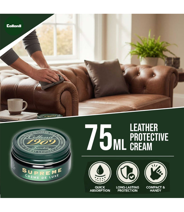 Collonil 1909 Burgundy Supreme Crème de Luxe 100 ml Leather Conditioner Polish