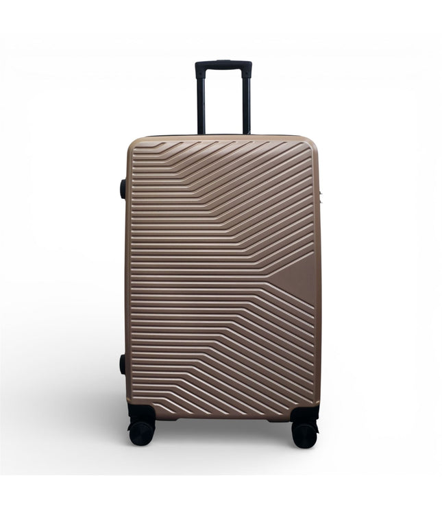 Junee Large Hard Shell Suitcase in Gold