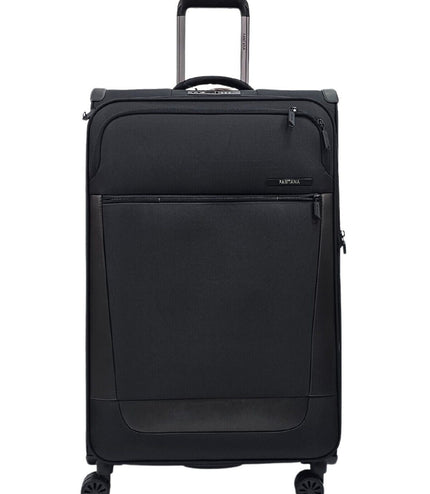 Bourne Large Soft Shell Suitcase in Black