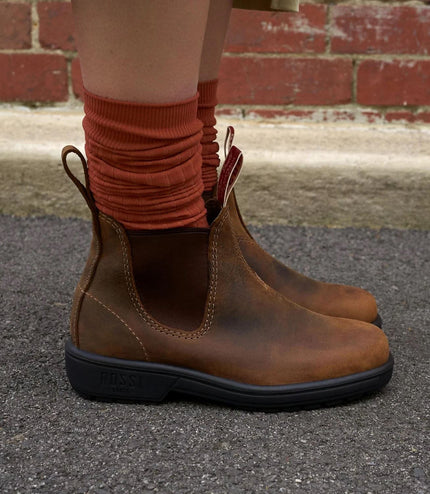 Rossi 303 Endura Tan Brown Leather Chelsea Boots