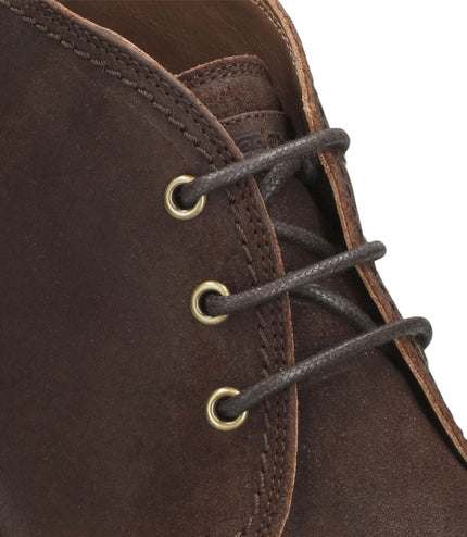 Panama Jack Men's Brown Leather Waterproof Lace-Up Desert Boots - Gael C37