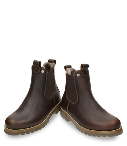 Panama Jack Men's Beny Igloo C2 Chestnut Waterproof Leather Chelsea Boots
