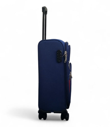 Gosford Cabin Soft Shell Suitcase in Navy Blue