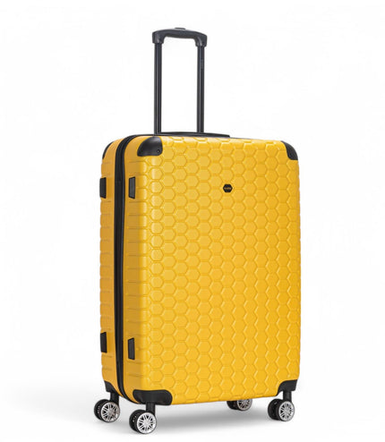 Noda Large Hard Shell Suitcase in Yellow