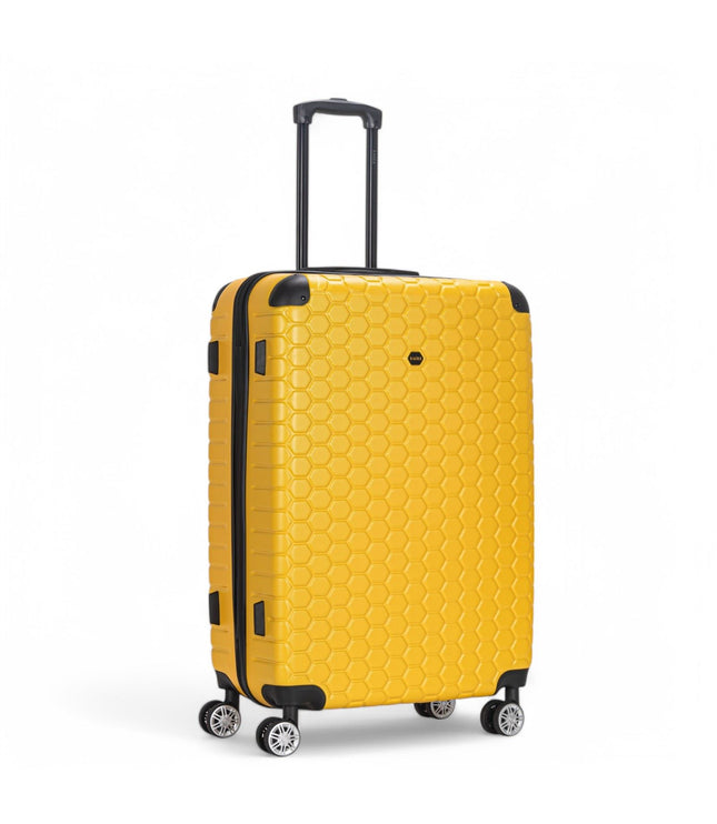 Noda Large Hard Shell Suitcase in Yellow